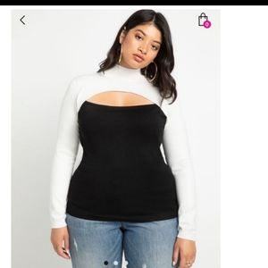 NWOT Eloquii Cut Out Top size 22/24